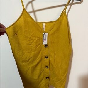 Yellow Boutique Tank Top